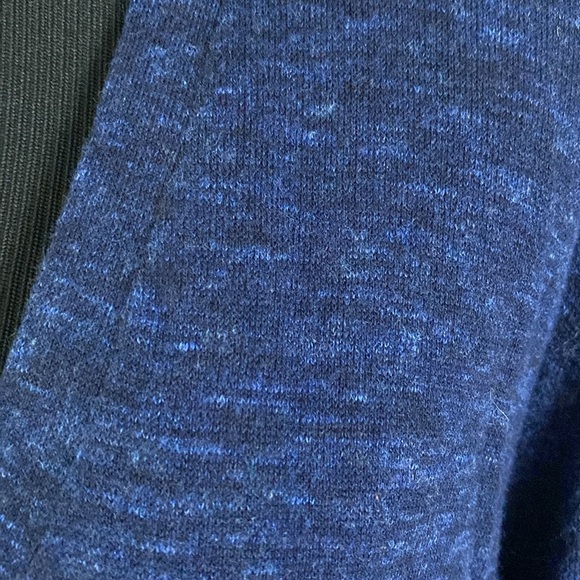 Sonoma Dark Heather Blue V-Neck Button Front Cardigan Sweater Lightweight Sz XL - Picture 2 of 8